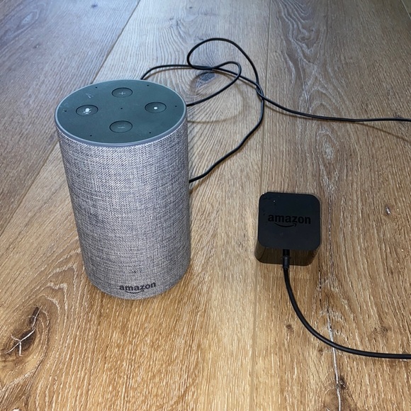 Echo (2nd generation) International Version- Charcoal Gray Fabric - Picture 1 of 2